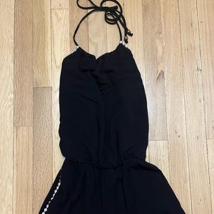 Lulus Backless Black Halter Romper